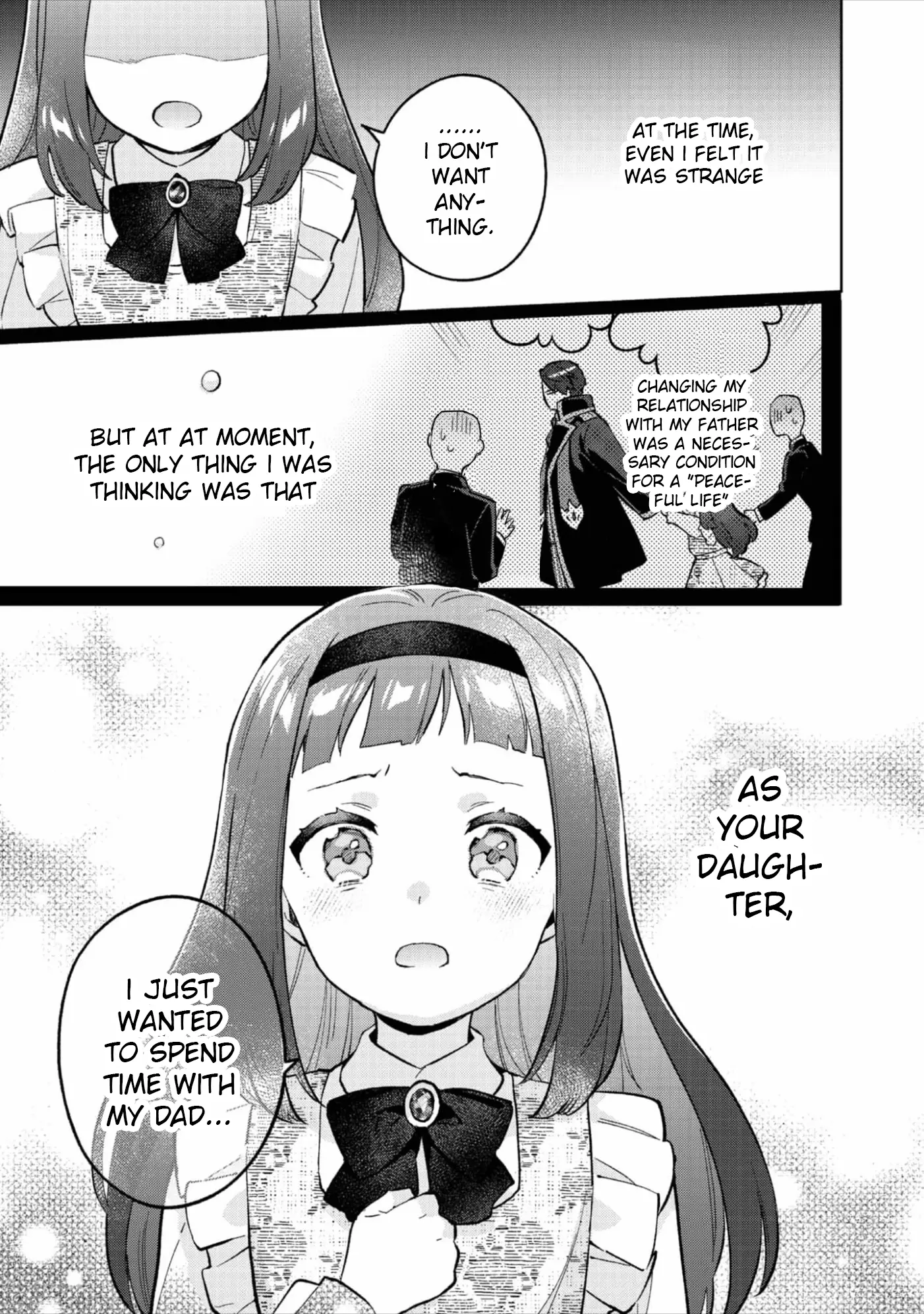 Akutou Ikka no Mana Musume, Tensei Saki mo Otome Game no Gokudou Reijou deshita.: Saijoukyuu Rank no Akuyaku-sama, Sono Dekiai wa Fuyou desu! @COMIC Chapter 15 page 12