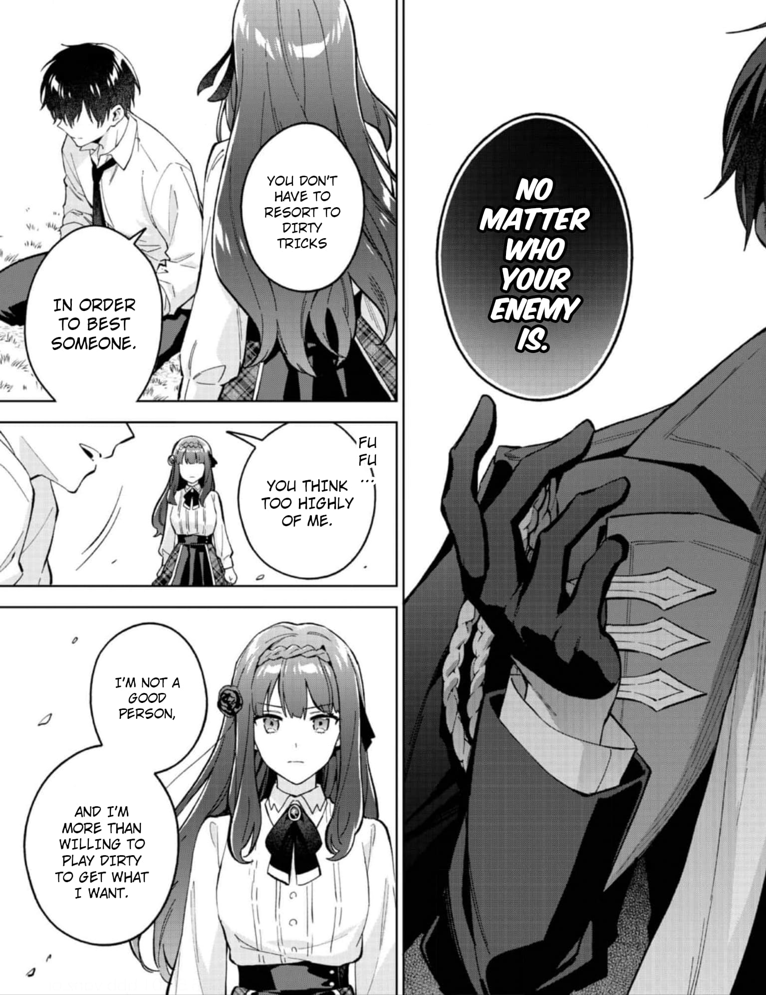 Akutou Ikka no Mana Musume, Tensei Saki mo Otome Game no Gokudou Reijou deshita.: Saijoukyuu Rank no Akuyaku-sama, Sono Dekiai wa Fuyou desu! @COMIC Chapter 16 page 4