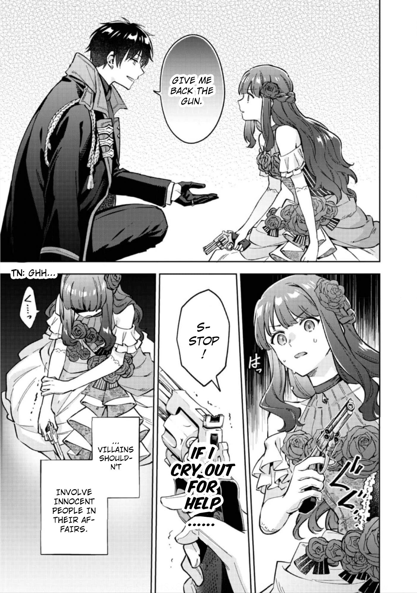 Akutou Ikka no Mana Musume, Tensei Saki mo Otome Game no Gokudou Reijou deshita.: Saijoukyuu Rank no Akuyaku-sama, Sono Dekiai wa Fuyou desu! @COMIC Chapter 11 page 9