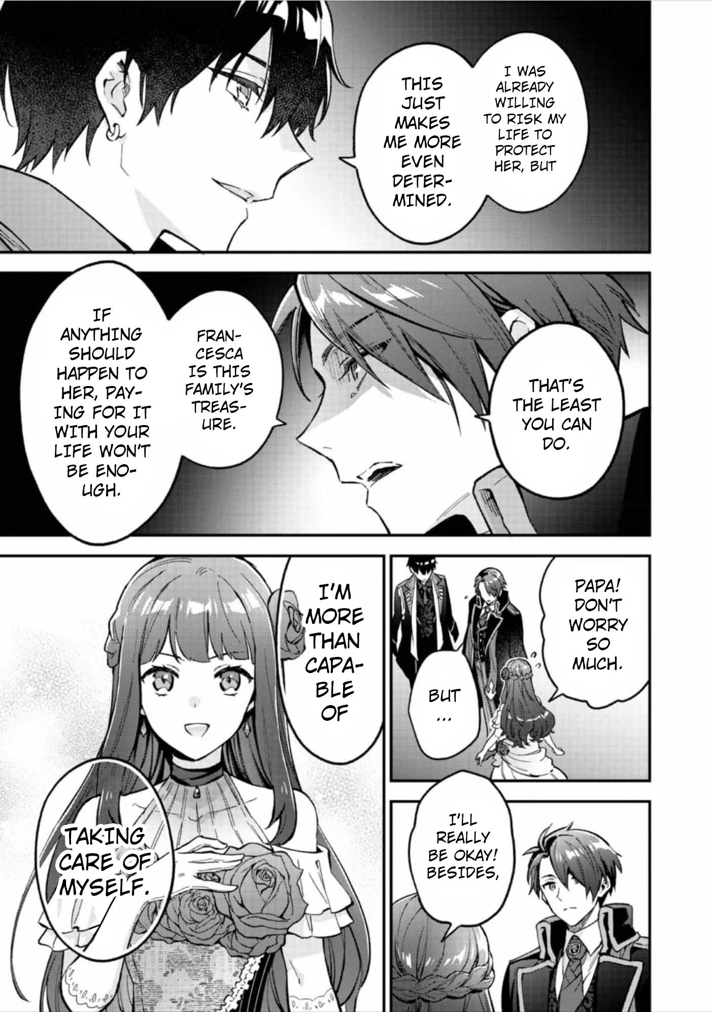 Akutou Ikka no Mana Musume, Tensei Saki mo Otome Game no Gokudou Reijou deshita.: Saijoukyuu Rank no Akuyaku-sama, Sono Dekiai wa Fuyou desu! @COMIC Chapter 8 page 6