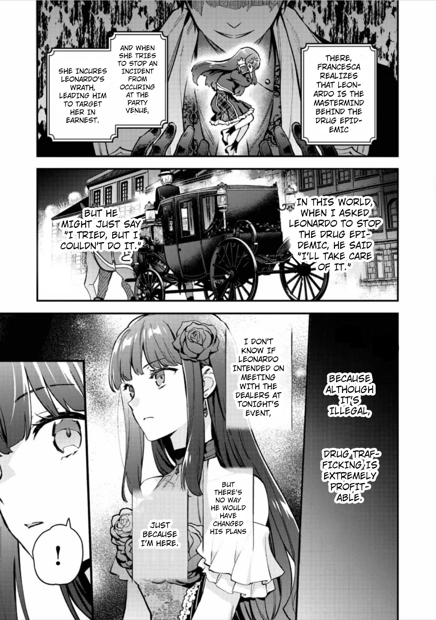 Akutou Ikka no Mana Musume, Tensei Saki mo Otome Game no Gokudou Reijou deshita.: Saijoukyuu Rank no Akuyaku-sama, Sono Dekiai wa Fuyou desu! @COMIC Chapter 8 page 10