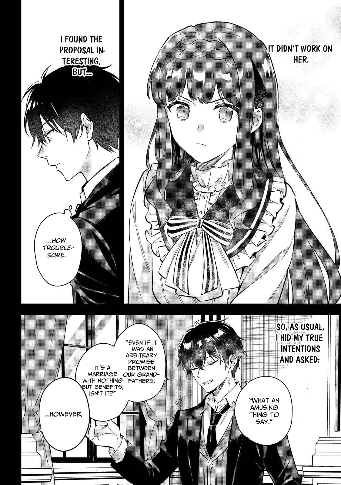 Akutou Ikka no Mana Musume, Tensei Saki mo Otome Game no Gokudou Reijou deshita.: Saijoukyuu Rank no Akuyaku-sama, Sono Dekiai wa Fuyou desu! @COMIC Chapter 28 page 18