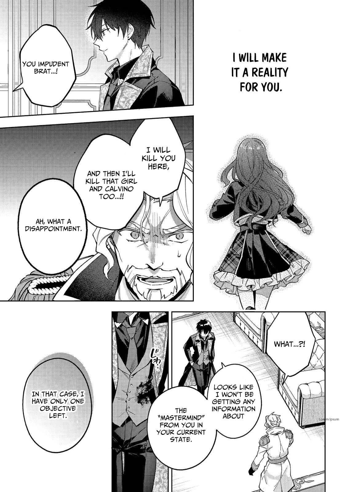 Akutou Ikka no Mana Musume, Tensei Saki mo Otome Game no Gokudou Reijou deshita.: Saijoukyuu Rank no Akuyaku-sama, Sono Dekiai wa Fuyou desu! @COMIC Chapter 28 page 25