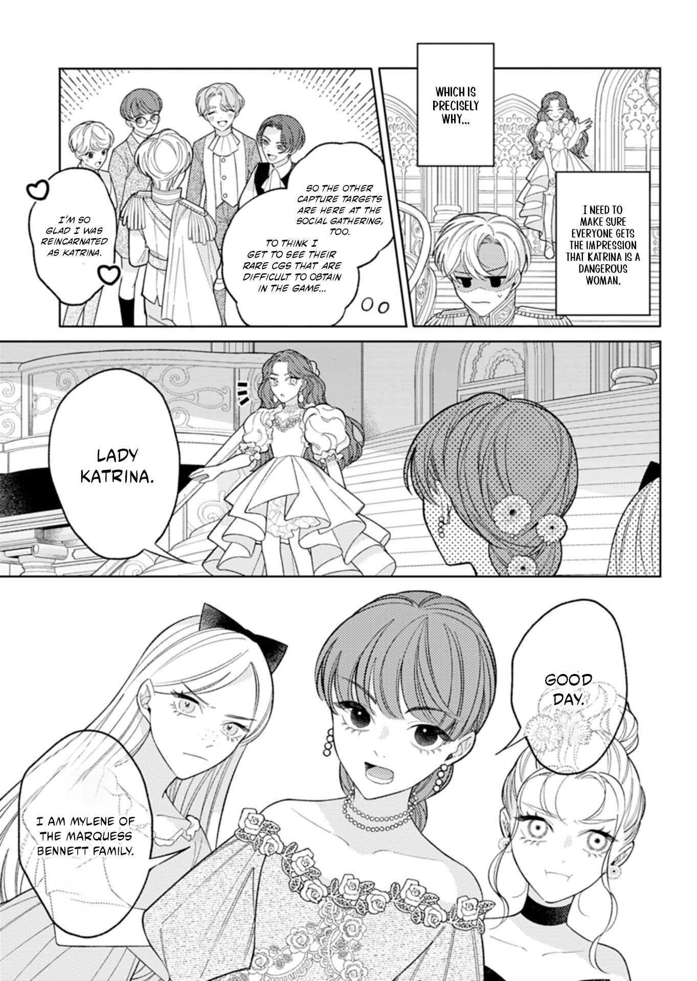 Akuyaku Reijo Katrina no Danzai Bigaku Chapter 2.1 page 7