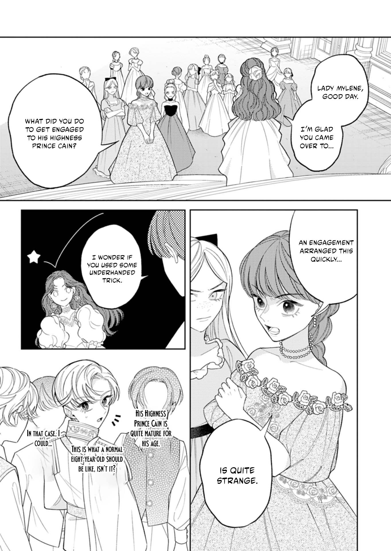Akuyaku Reijo Katrina no Danzai Bigaku Chapter 2.1 page 8