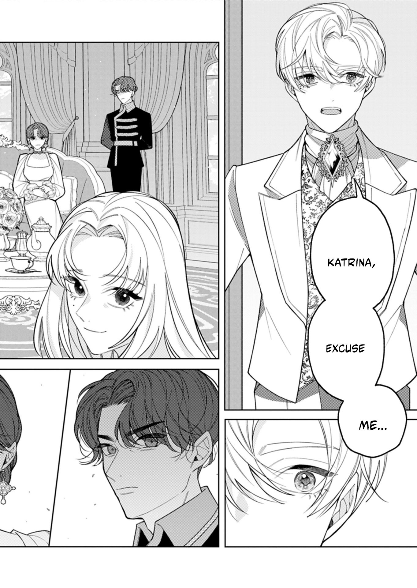 Akuyaku Reijo Katrina no Danzai Bigaku Chapter 4.1 page 3