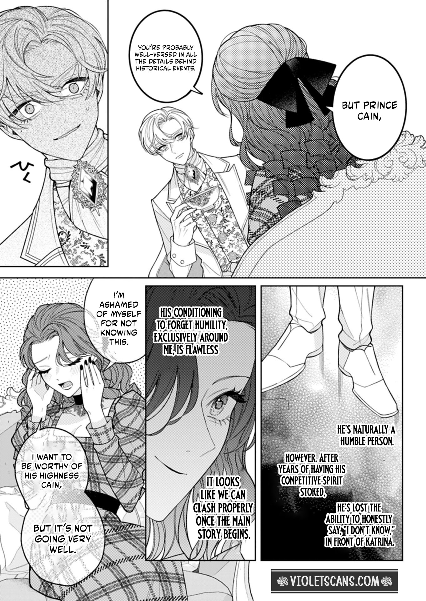 Akuyaku Reijo Katrina no Danzai Bigaku Chapter 4.1 page 8