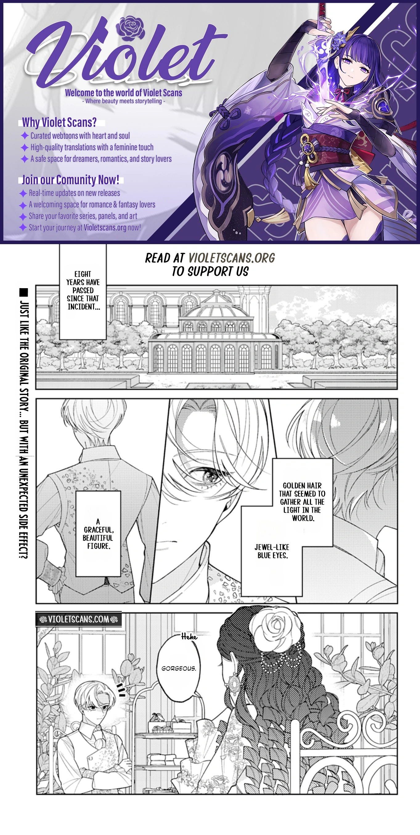 Akuyaku Reijo Katrina no Danzai Bigaku Chapter 3.1 page 1