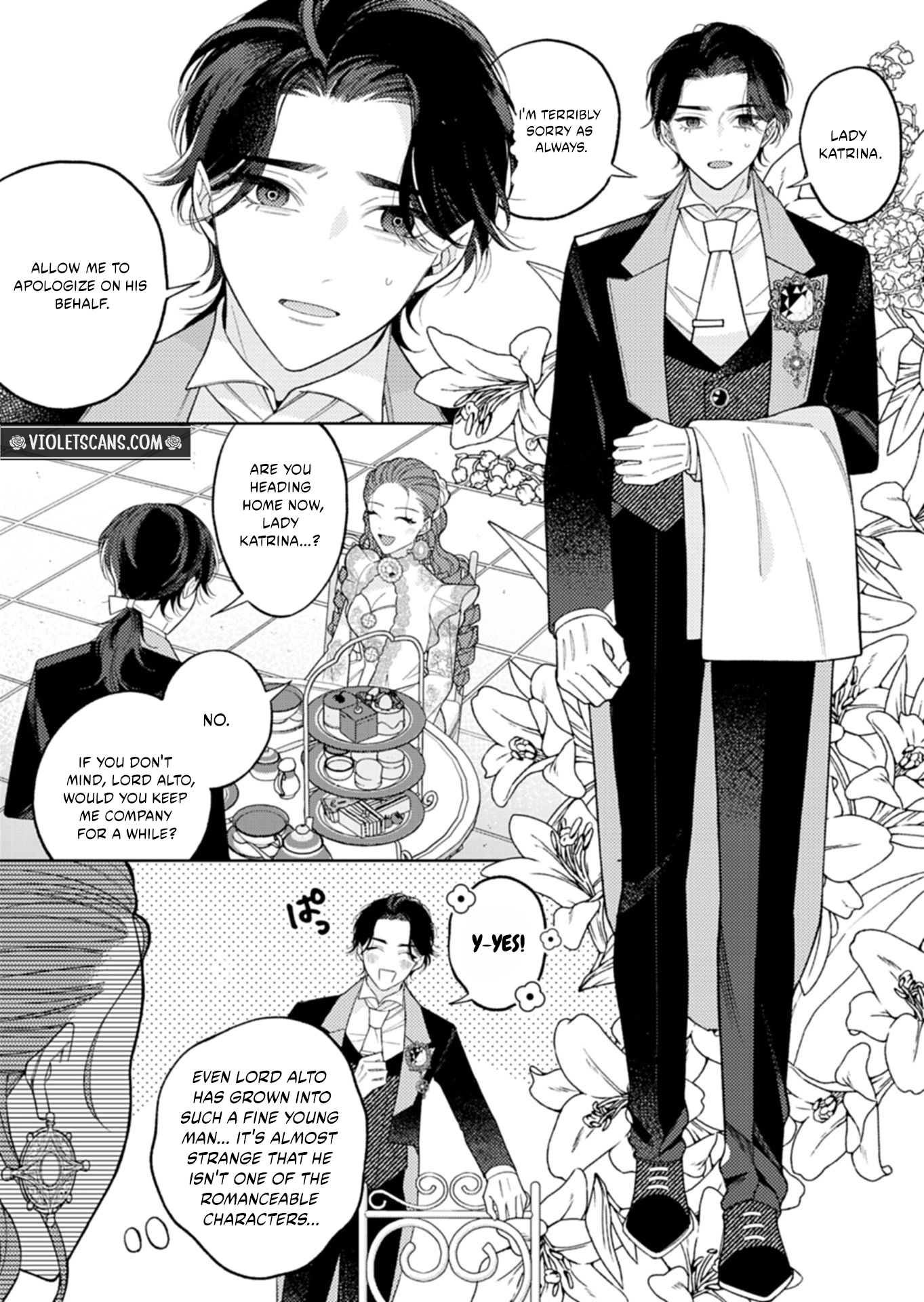 Akuyaku Reijo Katrina no Danzai Bigaku Chapter 3.1 page 8