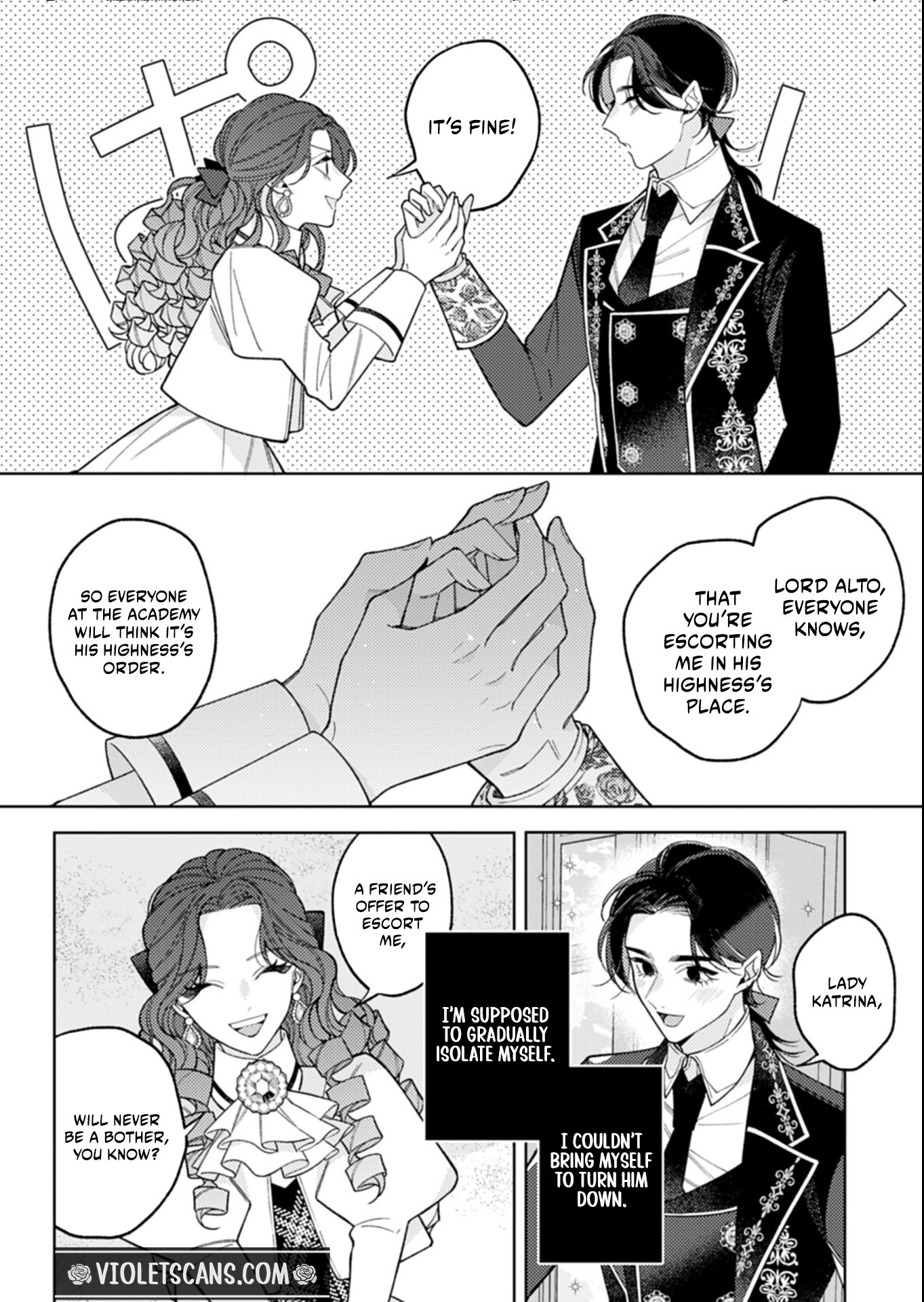 Akuyaku Reijo Katrina no Danzai Bigaku Chapter 6.1 page 7