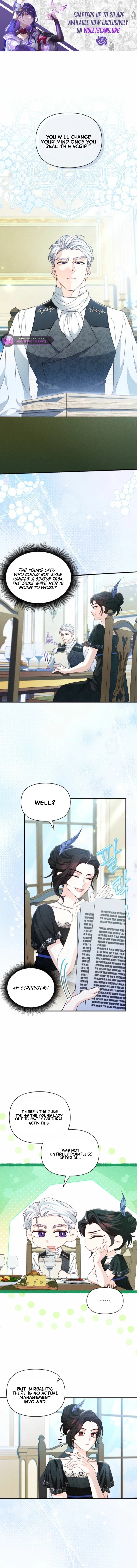 The Villainess Directs Romance Fantasy Chapter 3 page 1