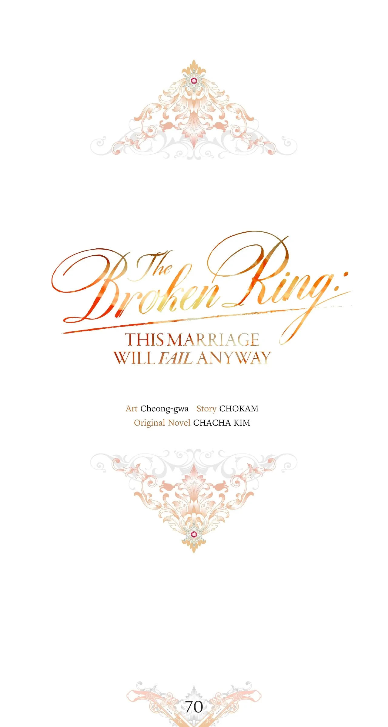The Broken Ring: This Marriage Will Fail Anyway Chapter 70.1 page 52