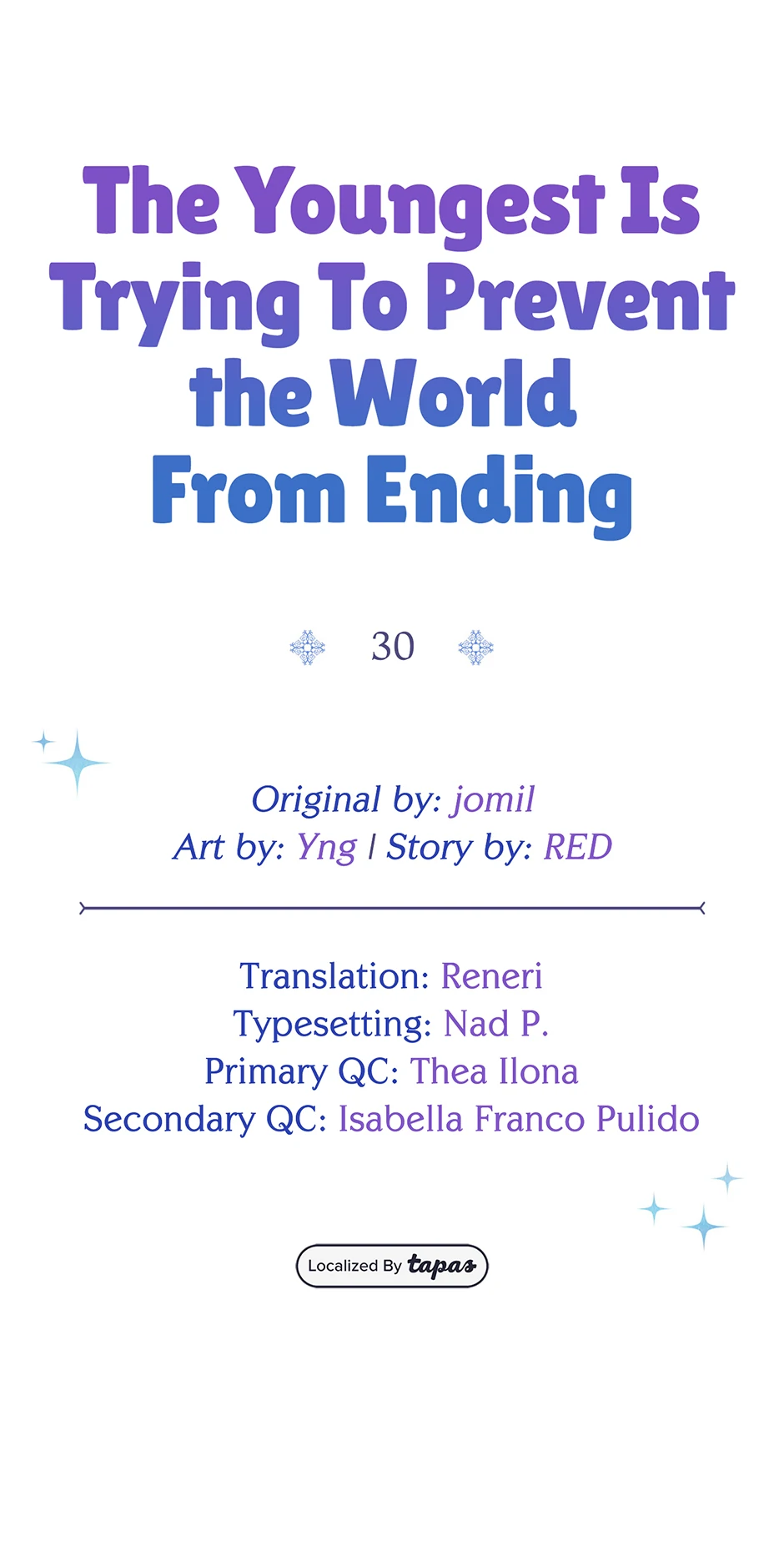 The Youngest Is Trying to Prevent the World From Ending Chapter 30 page 8