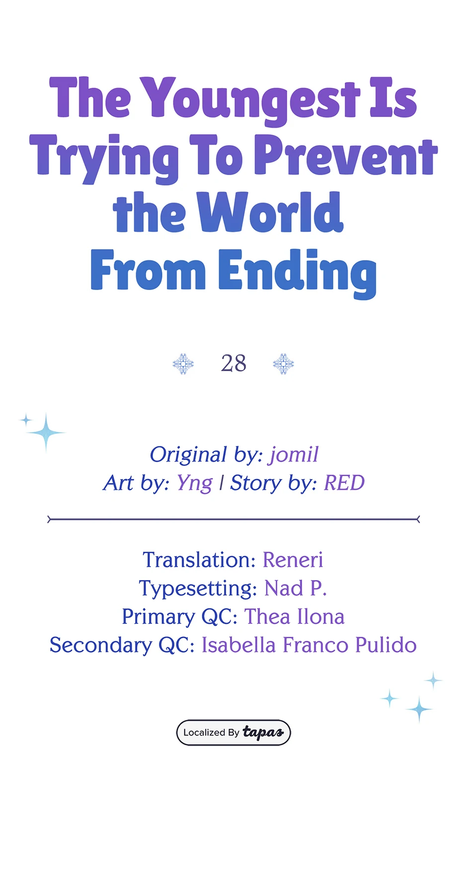 The Youngest Is Trying to Prevent the World From Ending Chapter 28 page 14