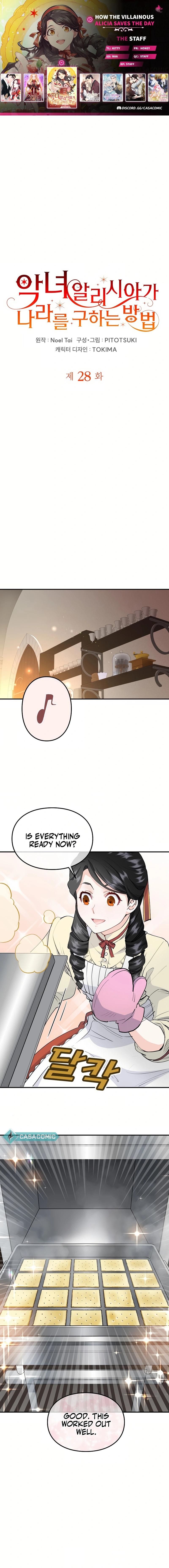 Akujo Alicia no Kyuukoku Recipe Chapter 28 page 1