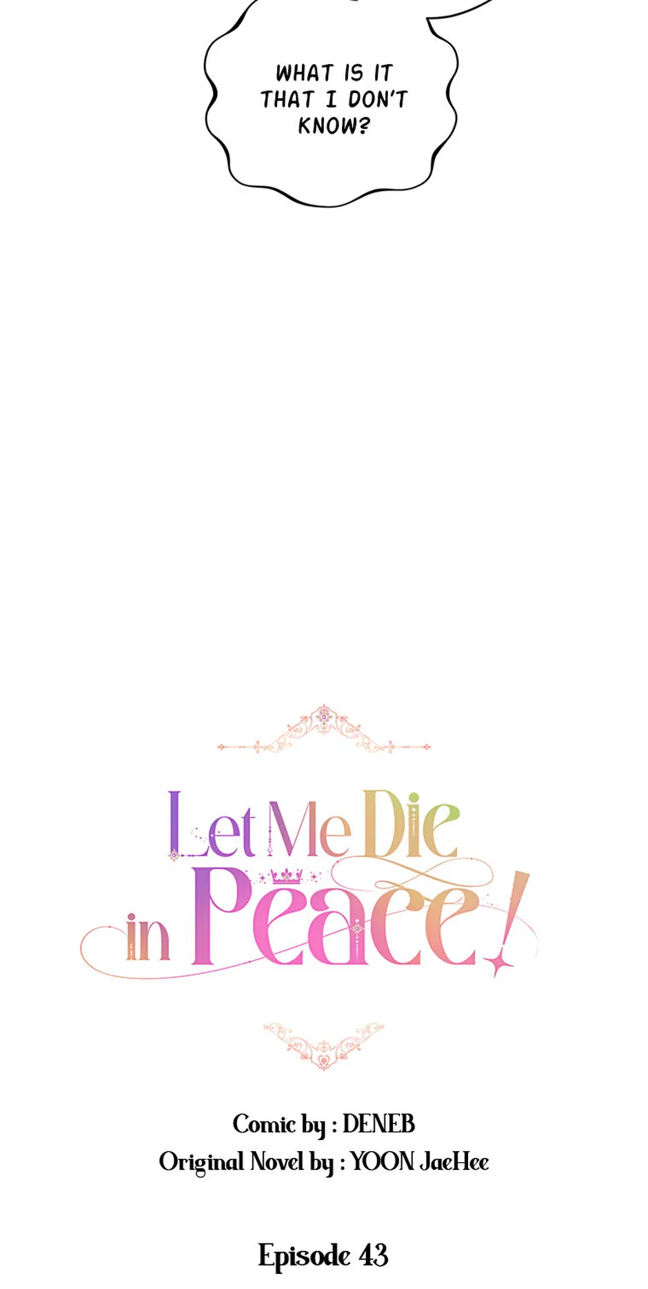 Let Me Die in Peace! Chapter 43 page 6
