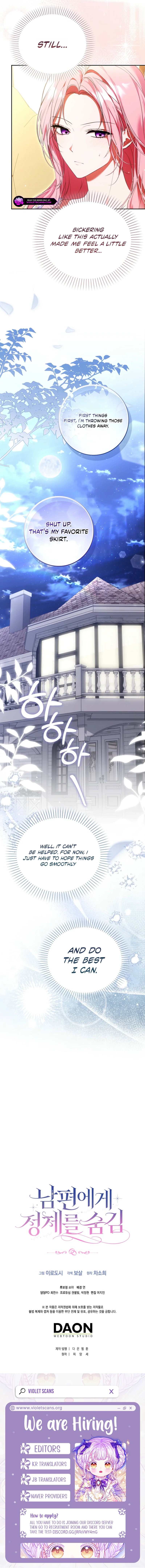 Hiding My Identity From My Husband Chapter 6 page 10