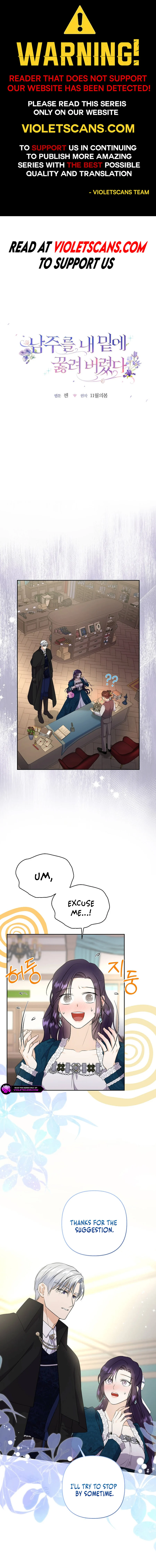 The Male Lead Knelt Before Me Chapter 27 page 1
