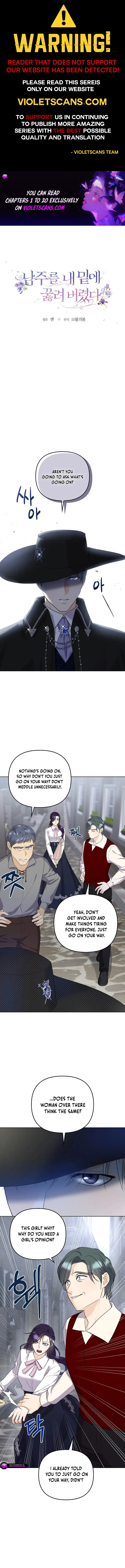 The Male Lead Knelt Before Me Chapter 5 page 1