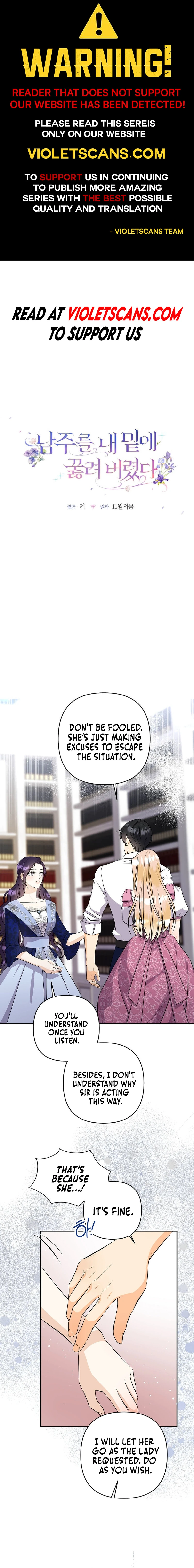 The Male Lead Knelt Before Me Chapter 18 page 1