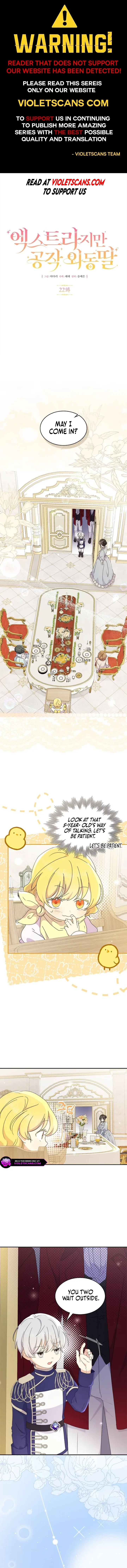 An Extra, Yet the Duke's Only Daughter Chapter 22 page 1