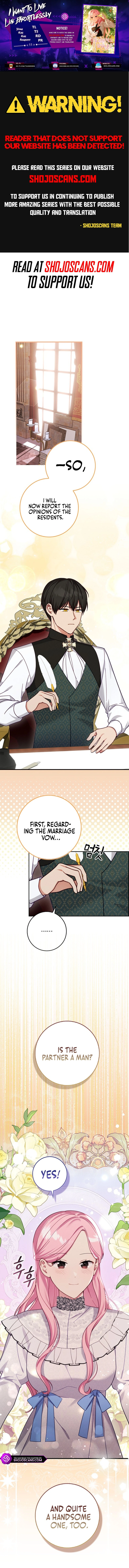 I Will Take the Easy Way Out Chapter 11 page 1