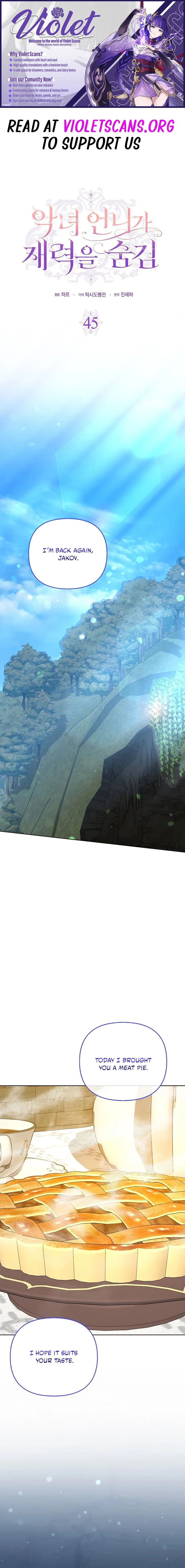 Why Yuria Hid Her Wealth Chapter 45 page 1