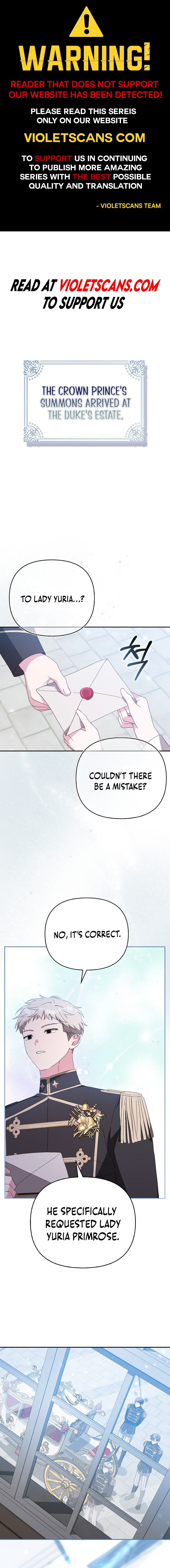 Why Yuria Hid Her Wealth Chapter 12 page 1