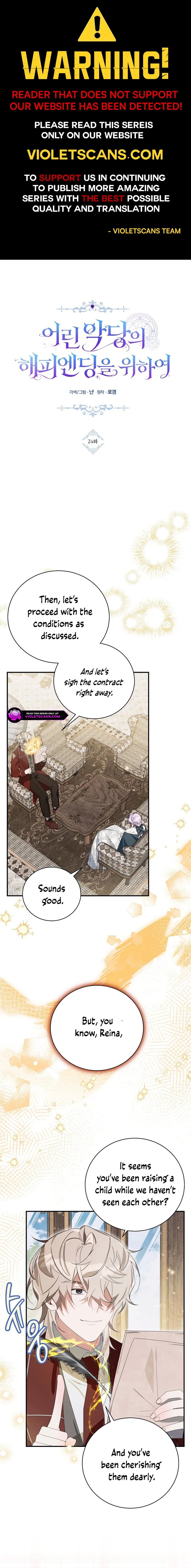 A Happy Ending for the Young Villain Chapter 24 page 1