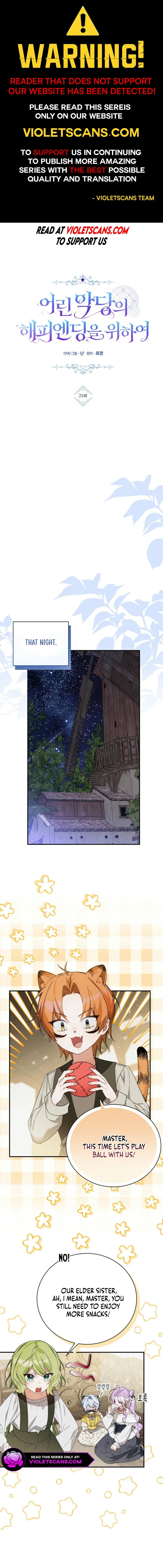 A Happy Ending for the Young Villain Chapter 21 page 1