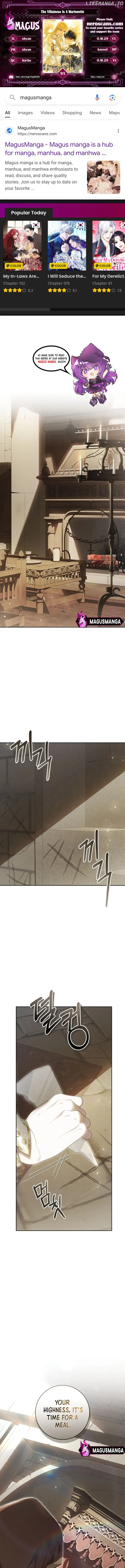 The Villainess Is a Marionette Chapter 95 page 1