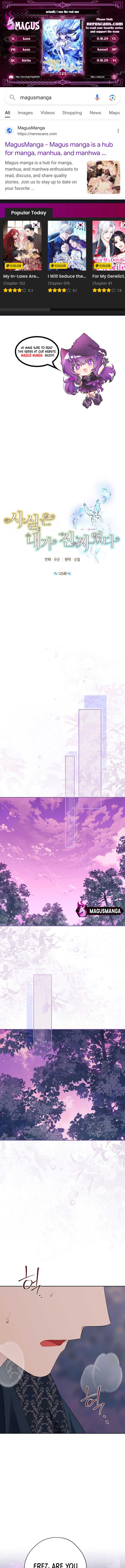I Am the Real One Chapter 125 page 1