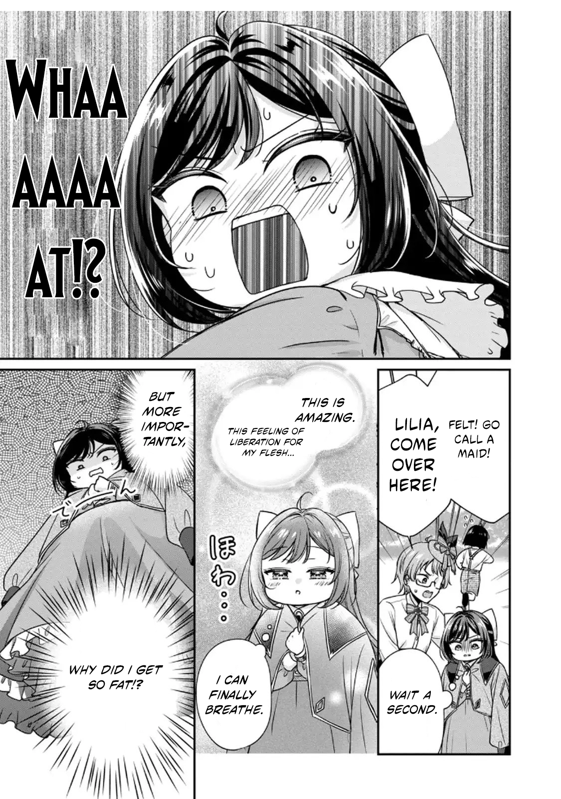 Danzai Sareru Koushaku Reijou, Umarekawatte Last Boss no Ouhi-sama no Kodomo ni Narimasu Chapter 4.2 page 1