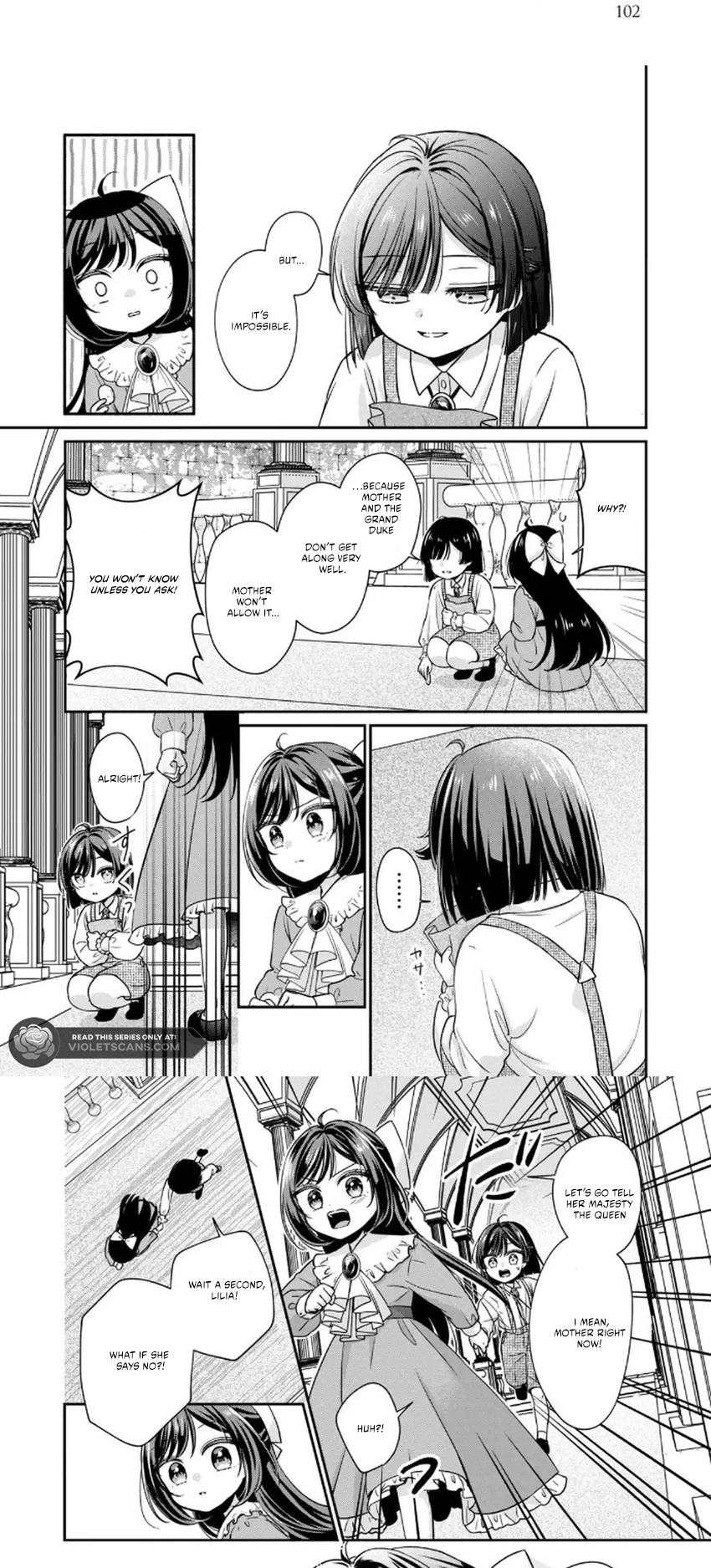 Danzai Sareru Koushaku Reijou, Umarekawatte Last Boss no Ouhi-sama no Kodomo ni Narimasu Chapter 3.2 page 8