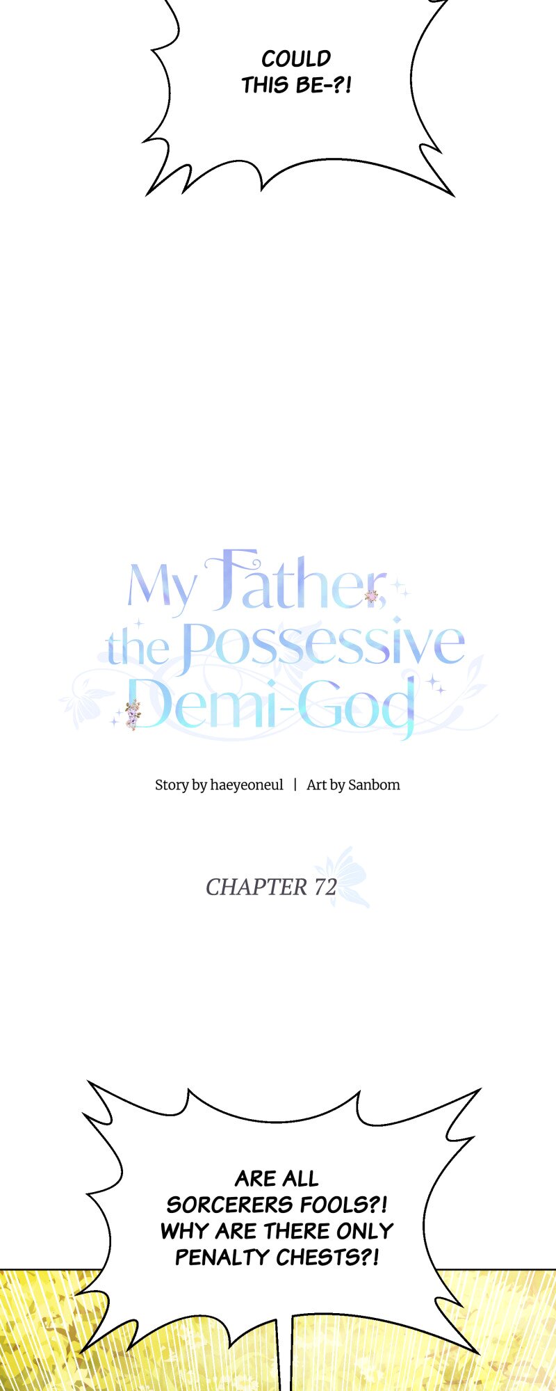 My Father, the Possessive Demi-God Chapter 72 page 3
