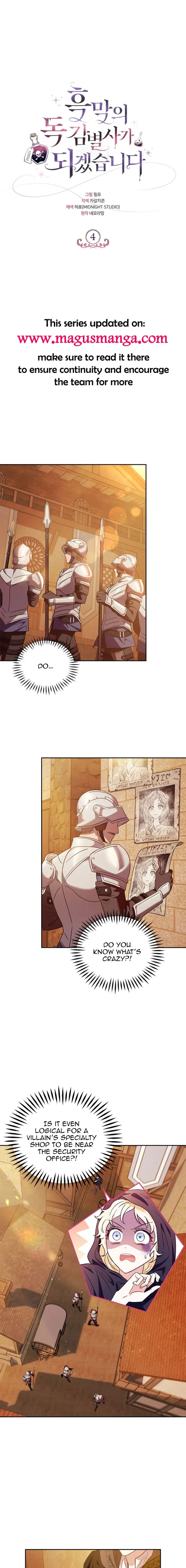 I Will Become the Villain's Poison Taster Chapter 4 page 1