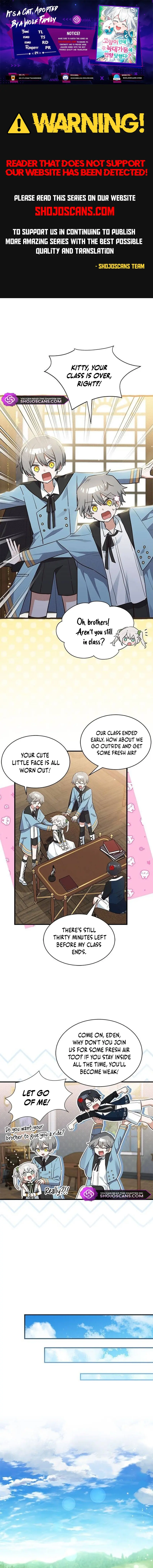 A Cat, Adopted by a Wolf Family? Chapter 24 page 1