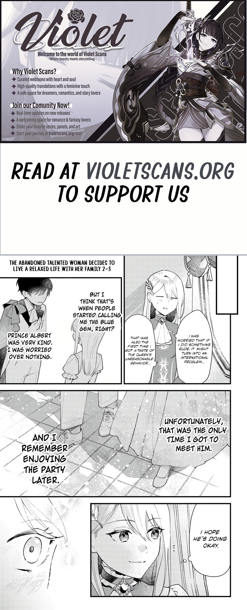 The Abandoned Talented Woman Decides to Live a Relaxed Life With Her Family Chapter 2.3 page 1