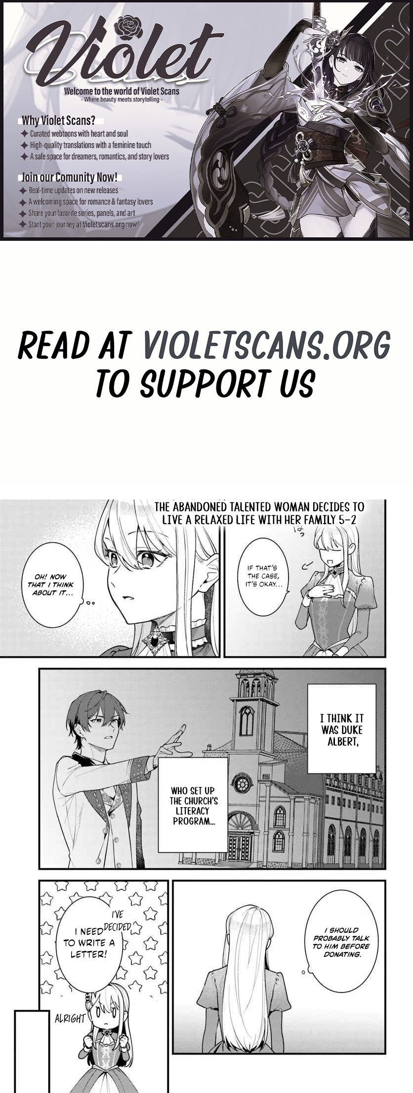 The Abandoned Talented Woman Decides to Live a Relaxed Life With Her Family Chapter 5.2 page 1