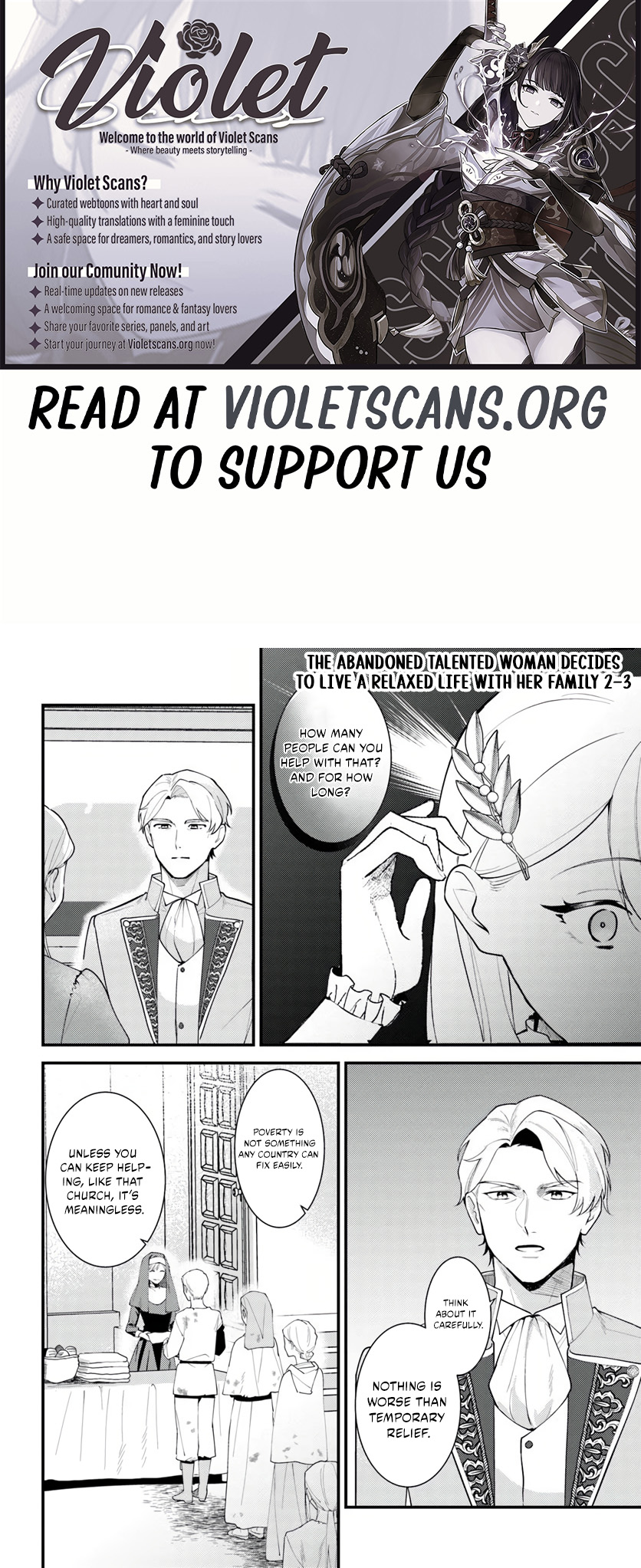 The Abandoned Talented Woman Decides to Live a Relaxed Life With Her Family Chapter 2.4 page 1