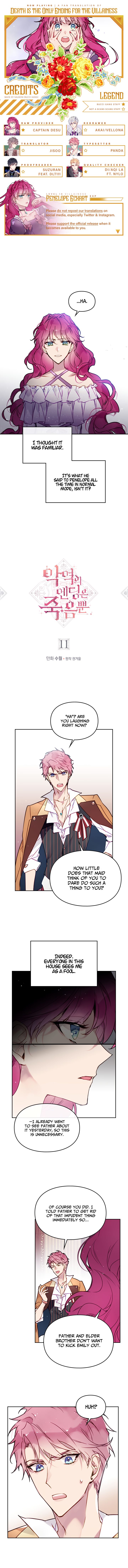 Villains Are Destined to Die Chapter 11 page 1