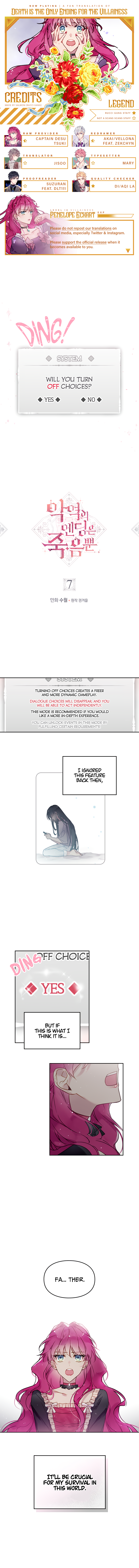 Villains Are Destined to Die Chapter 7 page 1