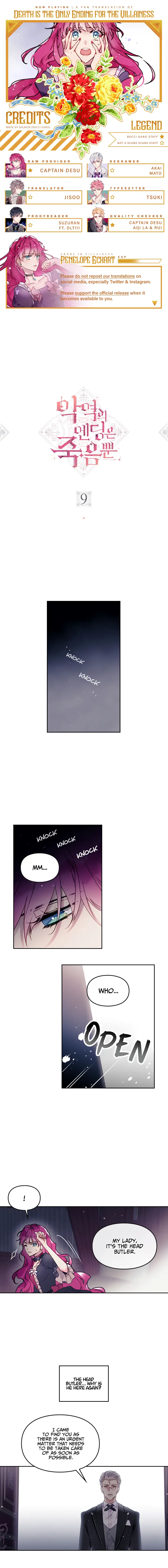 Villains Are Destined to Die Chapter 9 page 1