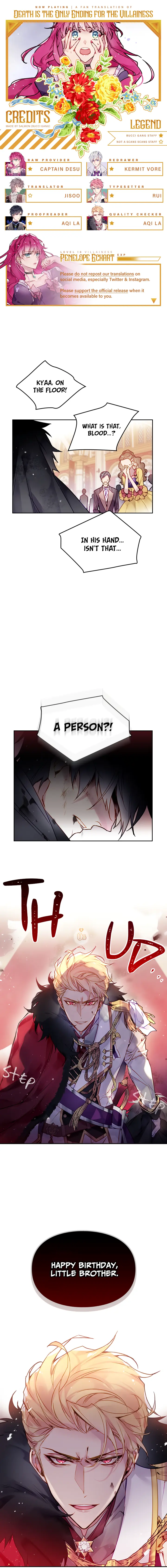 Villains Are Destined to Die Chapter 14 page 1