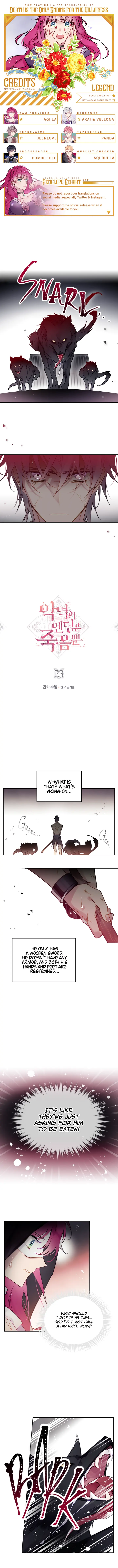 Villains Are Destined to Die Chapter 23 page 1