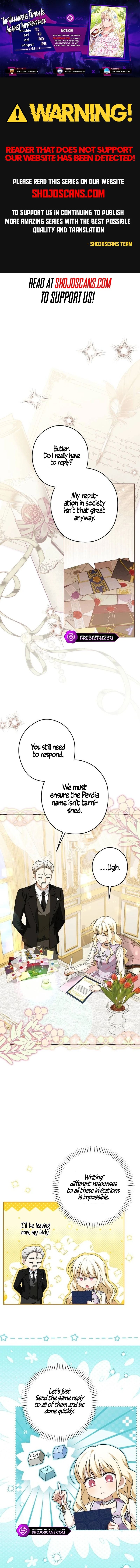 My Villainous Family Won't Let Me Be Chapter 52 page 1