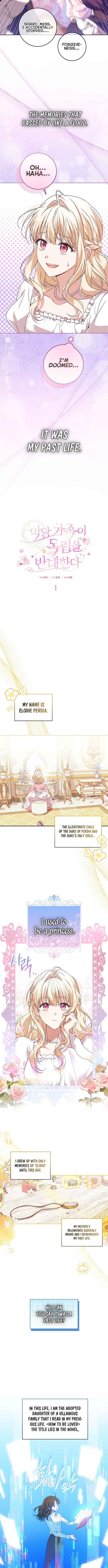 My Villainous Family Won't Let Me Be Chapter 1 page 3