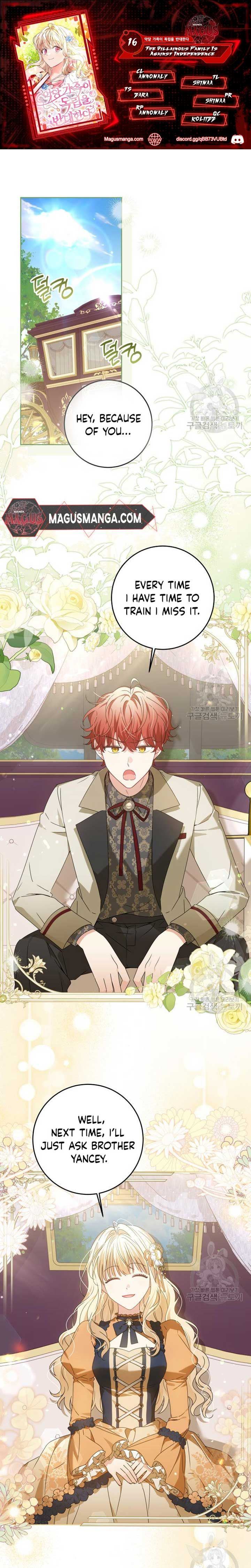 My Villainous Family Won't Let Me Be Chapter 16 page 1