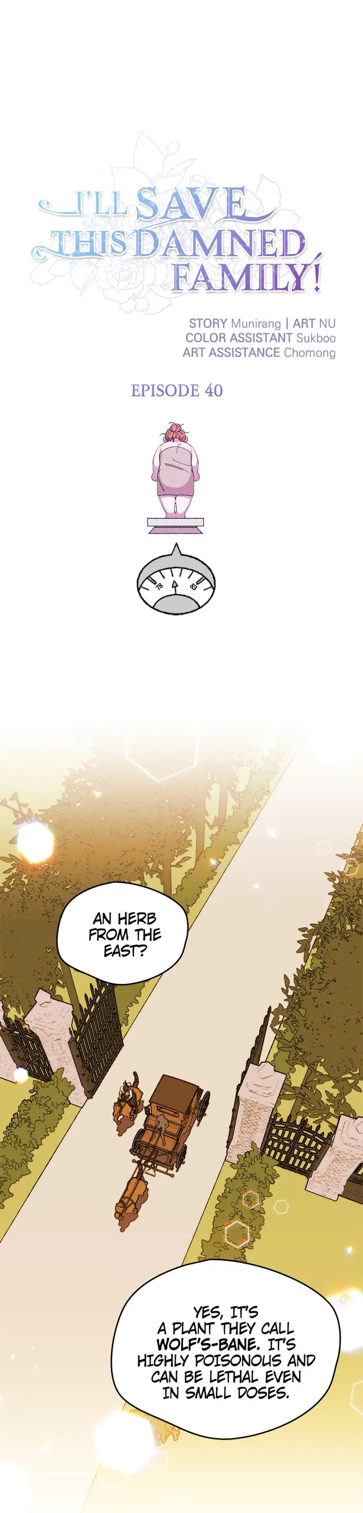 I'll Save This Damned Family! Chapter 40 page 1