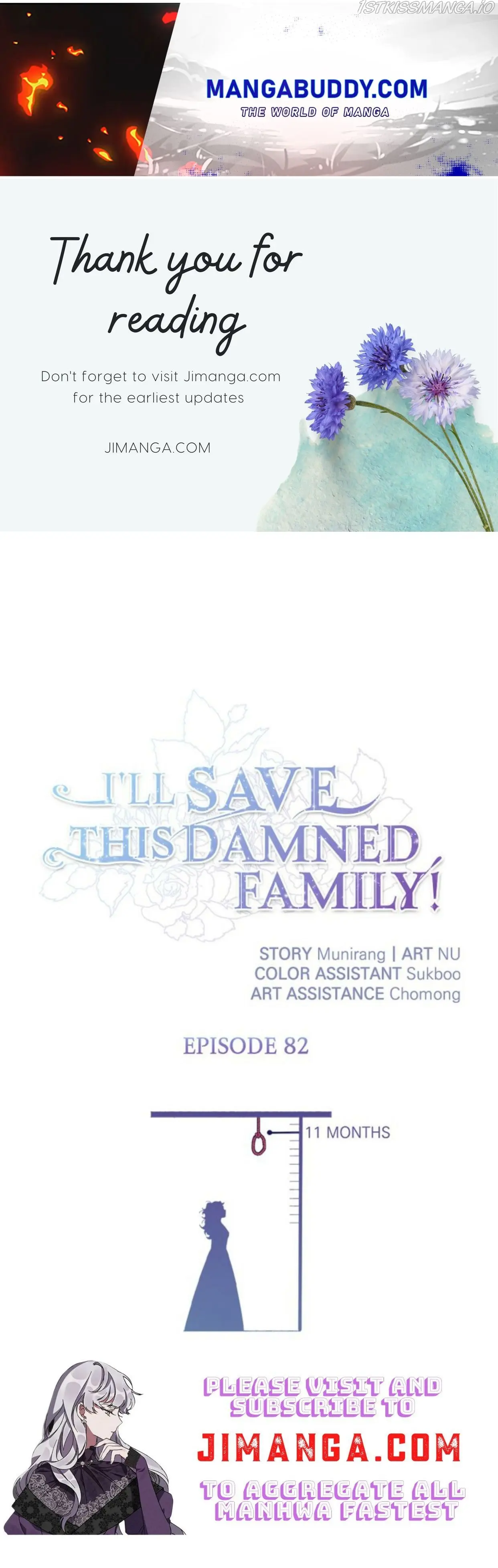 I'll Save This Damned Family! Chapter 82 page 1